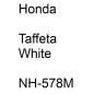 Preview: Honda, Taffeta White, NH-578M.